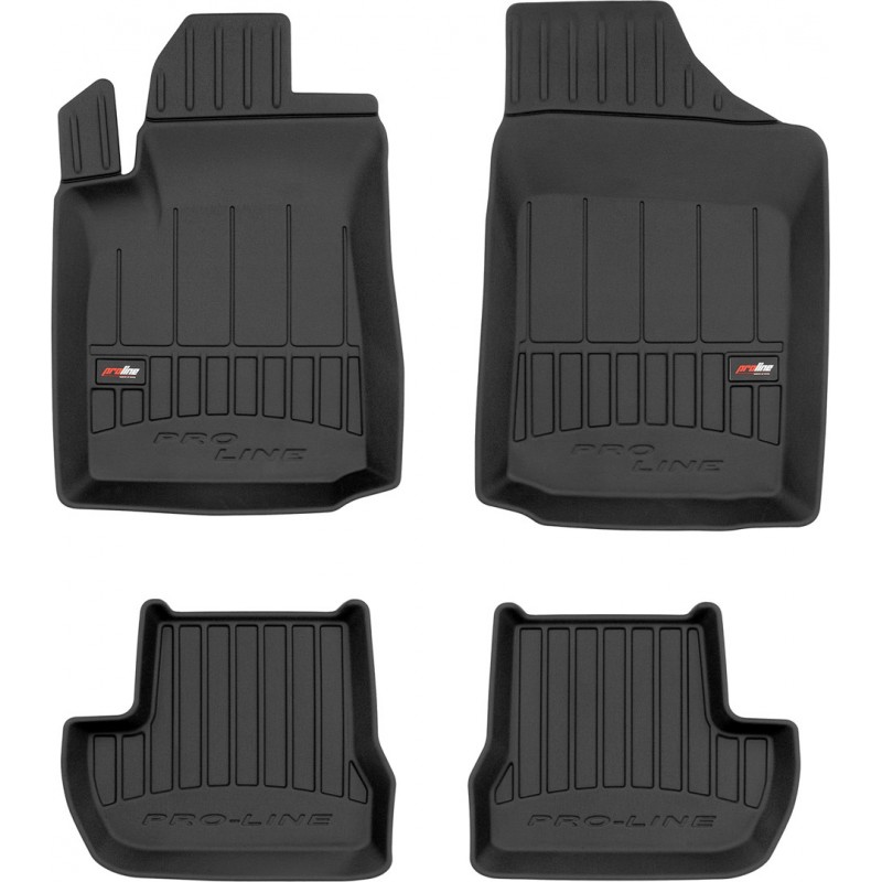 Гумові коврики в салон для  Citroen C2 (mkI) 2003-2009 (Frogum Proline Premium)