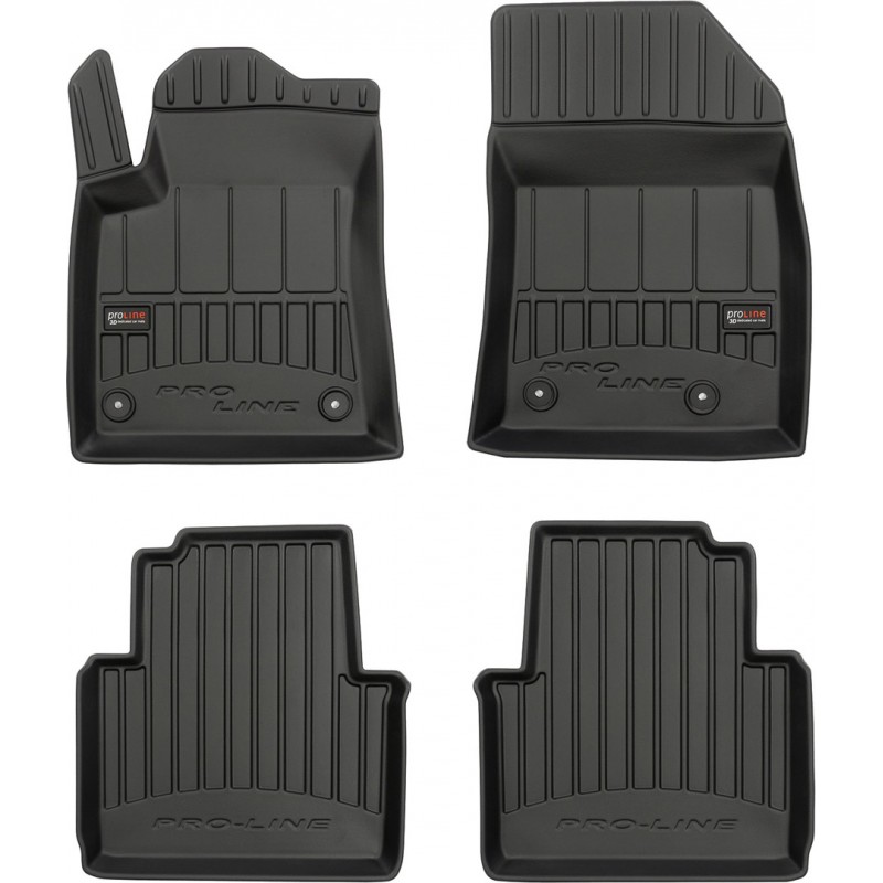 Гумові коврики в салон для  Citroen C3 Aircross (mkI) 2017-2024 (Frogum Proline Premium)
