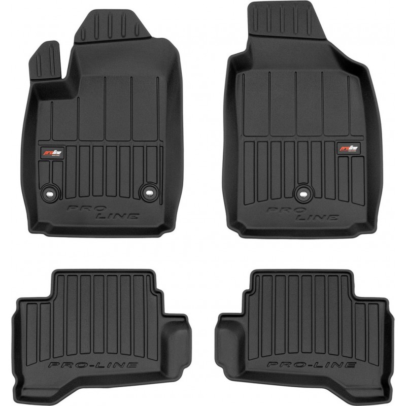 Гумові коврики в салон для  Fiat 500e (mkI) 2013-2019 (электро) (Frogum Proline Premium)