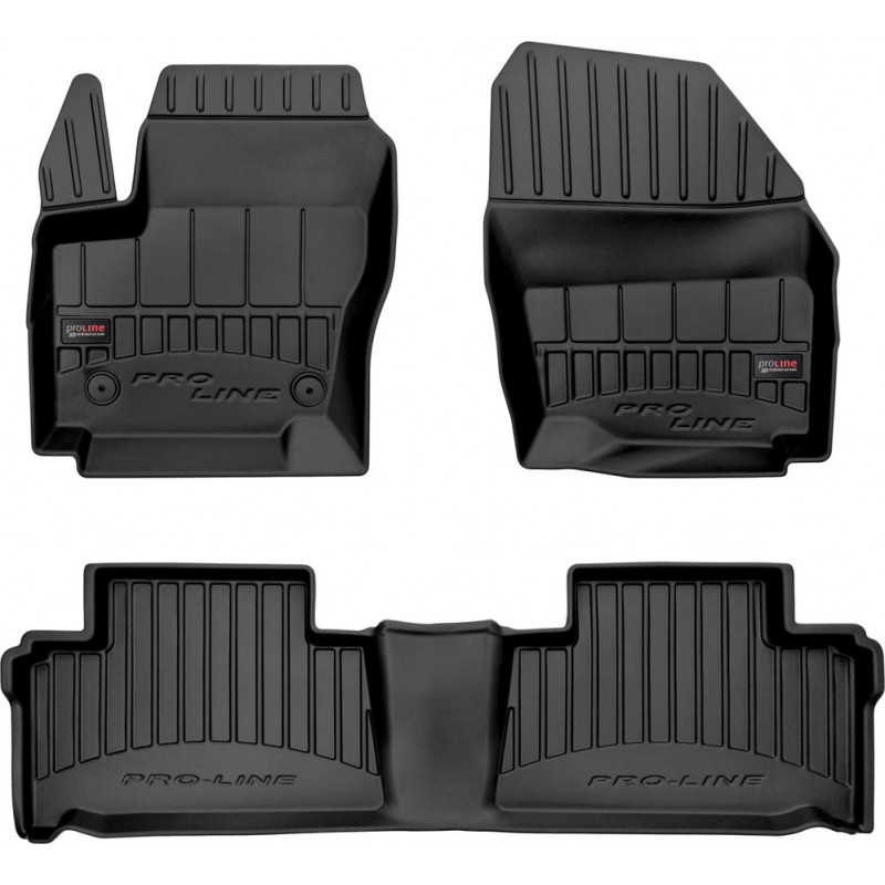 Гумові коврики в салон для  Ford Galaxy (mkII) 2010-2015 (между клипсами 31.5 см) (Frogum Proline Premium)