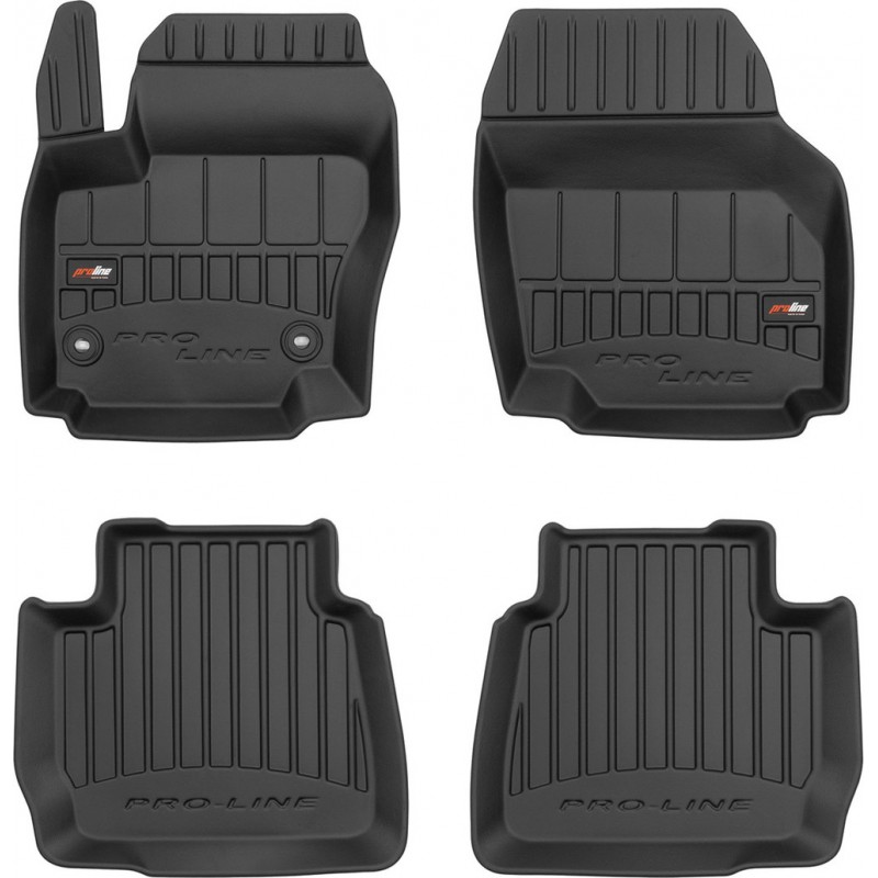 Гумові коврики в салон для  Ford Mondeo (mkIV) 2007-2014 (между клипсами 25.5см) (Frogum Proline Premium)