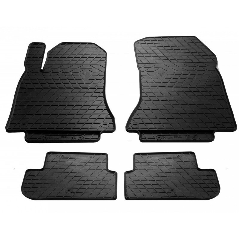 Гумові килимки в салон для Infiniti QX30 (2016-...) комплект з 4 штук (Stingray)