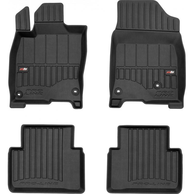 Гумові коврики в салон для  Honda Civic (mkX) 2015-2022 (EU) (Frogum Proline Premium)
