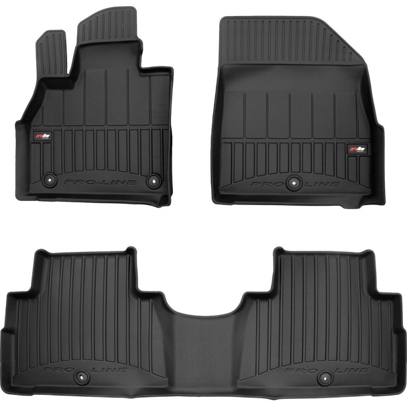 Гумові коврики в салон для  Hyundai Palisade (mkI) 2018-2025 / Kia Telluride (mkI) 2019→ (Frogum Proline Premium)