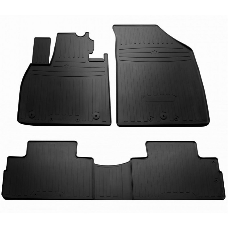 Гумові килимки в салон для KIA Telluride (2019-...) комплект з 4 штук (Stingray)