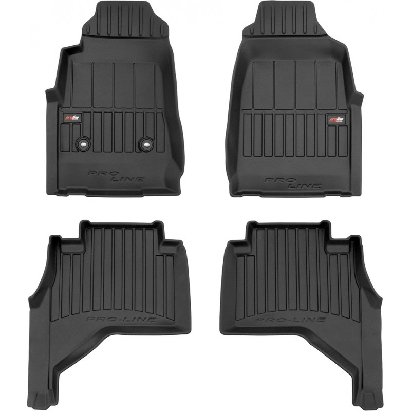 Гумові коврики в салон для Isuzu D-Max (mkII) 2011-2019 (Frogum Proline Premium)