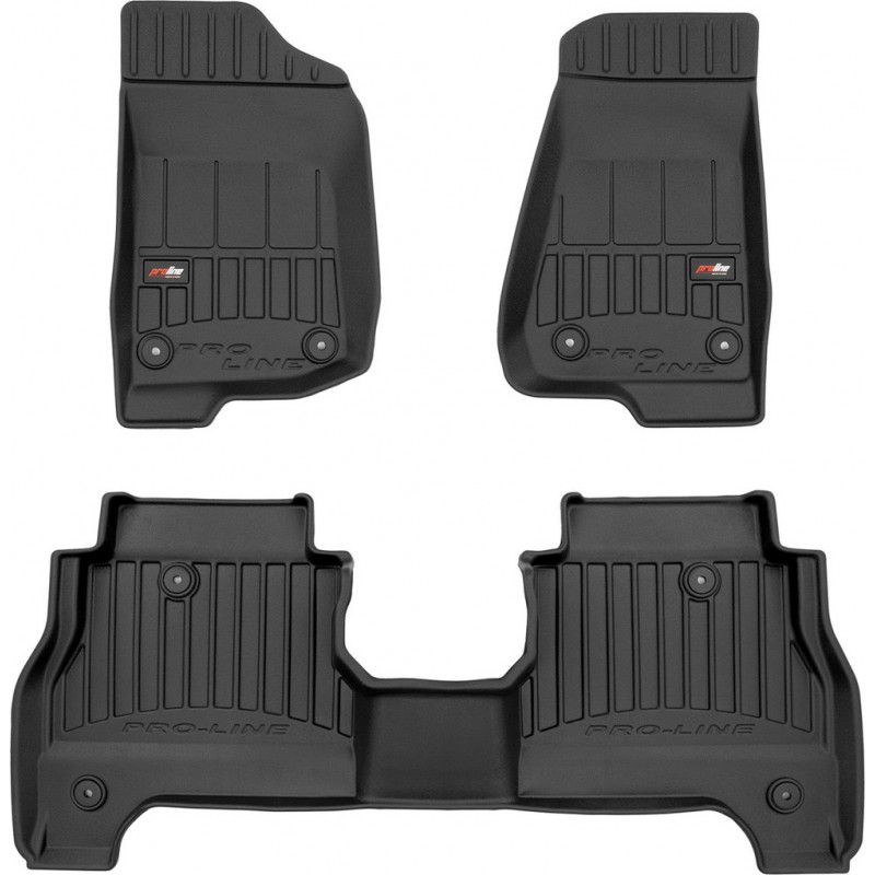 Гумові коврики в салон для Jeep Gladiator (mkI) 2019→ (Frogum Proline Premium)