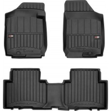 Гумові коврики в салон для Kia Carens (mkII) 2006-2013 (МКПП)(1-2 ряд) (Frogum Proline Premium)