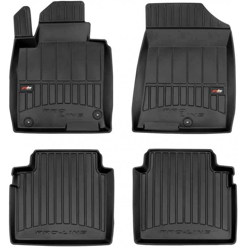 Гумові коврики в салон для Kia Optima (mkIV) 2015-2020; Hyundai Sonata (mkVII) 2014-2019 (Frogum Proline Premium)