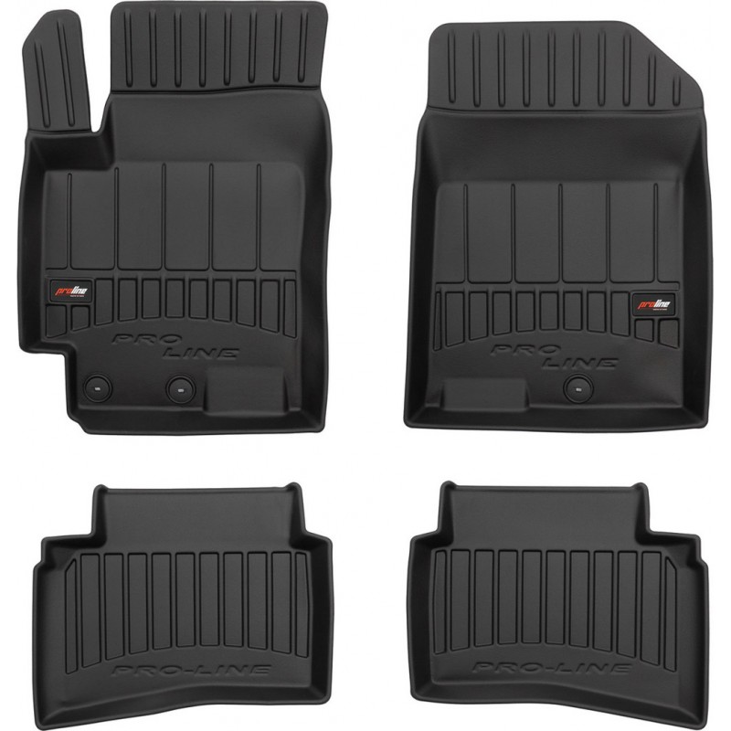 Гумові коврики в салон для Kia Rio (mkIV) 2016-2023 (EU) / Stonic (mkI) 2017→ (Frogum Proline Premium)