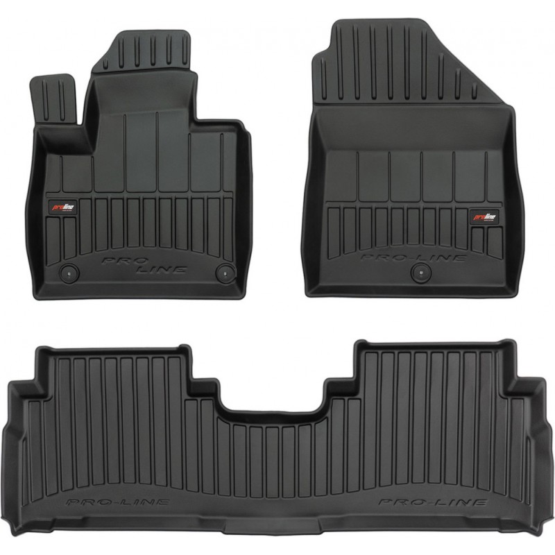 Гумові коврики в салон для Kia Sorento (mkIII) 2014-2020 (1-2 ряд) (Frogum Proline Premium)