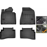 Гумові коврики в салон для Kia Sportage (mkIV) 2015-2021; Hyundai Tucson (mkIII) 2015-2020 (без натяжителя ремня) (Frogum Proline Premium)