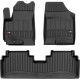 Гумові коврики в салон для Kia Venga (mkI) 2009-2019; Hyundai ix20 (mkI) 2010-2019 (Frogum Proline Premium)