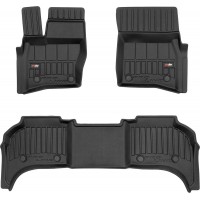 Гумові коврики в салон для Land Rover Defender (mkII)(L663) 2020→ (110)(5 мест)(1-2 ряд) (Frogum Proline Premium)