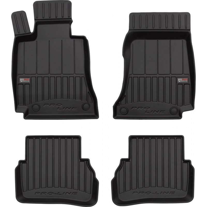 Гумові коврики в салон для Mercedes-Benz C-Class (W205; S205) 2014-2021 (Frogum Proline Premium)