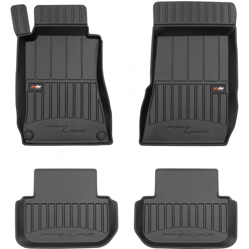 Гумові коврики в салон для Mercedes-Benz CLK-Class (C209) 2001-2009 (Frogum Proline Premium)