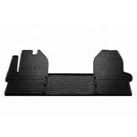 Гумові килимки в салон для Iveco Daily VI (double cab) (2014-…) комплект з 3 штук (Stingray)