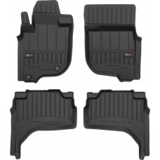 Гумові коврики в салон для Mitsubishi L200 (mkV) 2014-2023; Fiat Fullback (mkI) 2016-2019 (double cab) (Frogum Proline Premium)