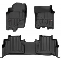 Гумові коврики в салон для Nissan Navara (D23) 2014→; Renault Alaskan (mkI) 2017→ (Frogum Proline Premium)