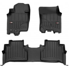 Гумові коврики в салон для Nissan Navara (D23) 2014→; Renault Alaskan (mkI) 2017→ (Frogum Proline Premium)