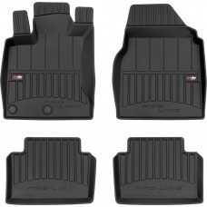 Гумові коврики в салон для Nissan Qashqai (mkI) 2006-2013 (без обдува на 2 ряд) (Frogum Proline Premium)