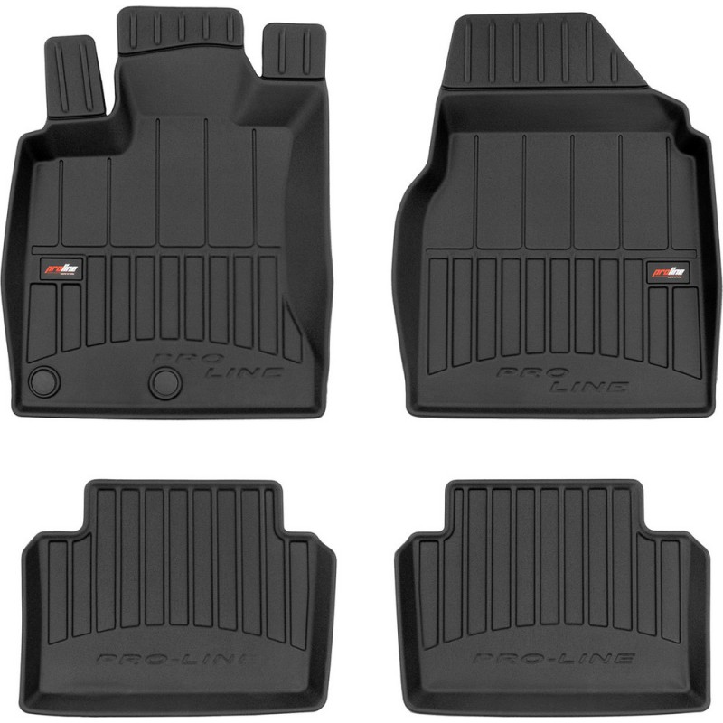 Гумові коврики в салон для Nissan Qashqai (mkI) 2006-2013 (без обдува на 2 ряд) (Frogum Proline Premium)