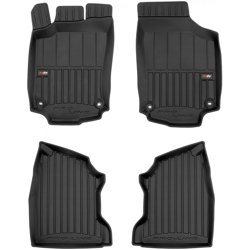 Гумові коврики в салон для Opel Combo (mkIII)(C) 2002-2012 (1-2 ряд) (Frogum Proline Premium)