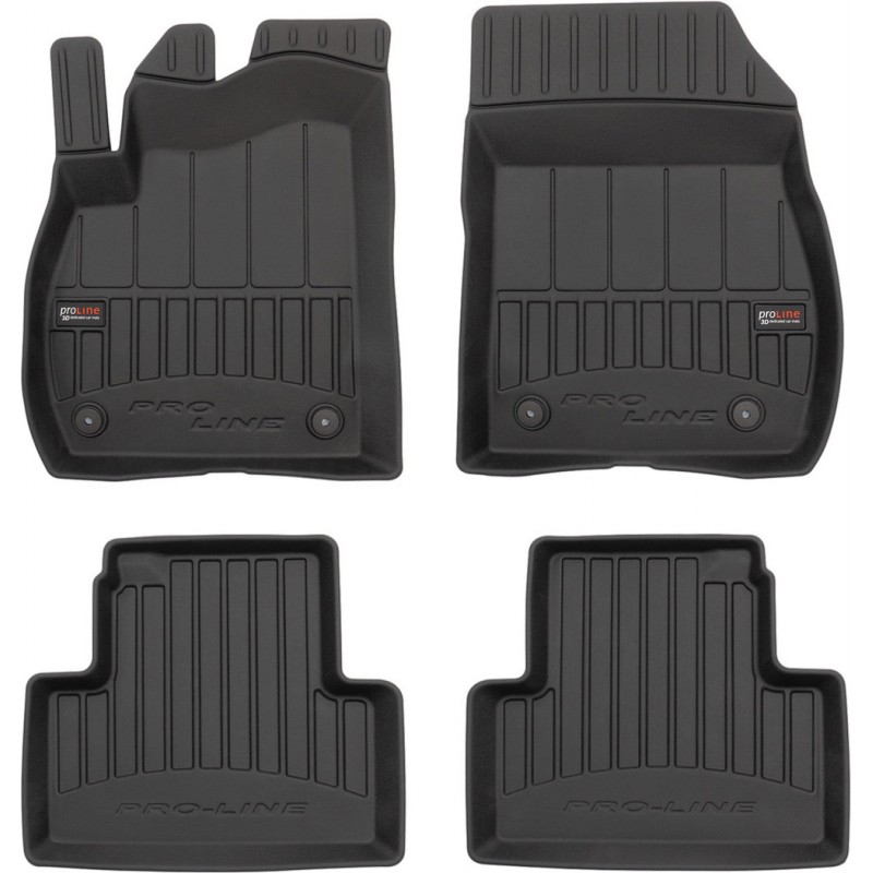 Гумові коврики в салон для Opel Zafira (mkIII)(C) 2011-2019 (1-2 ряд) (Frogum Proline Premium)