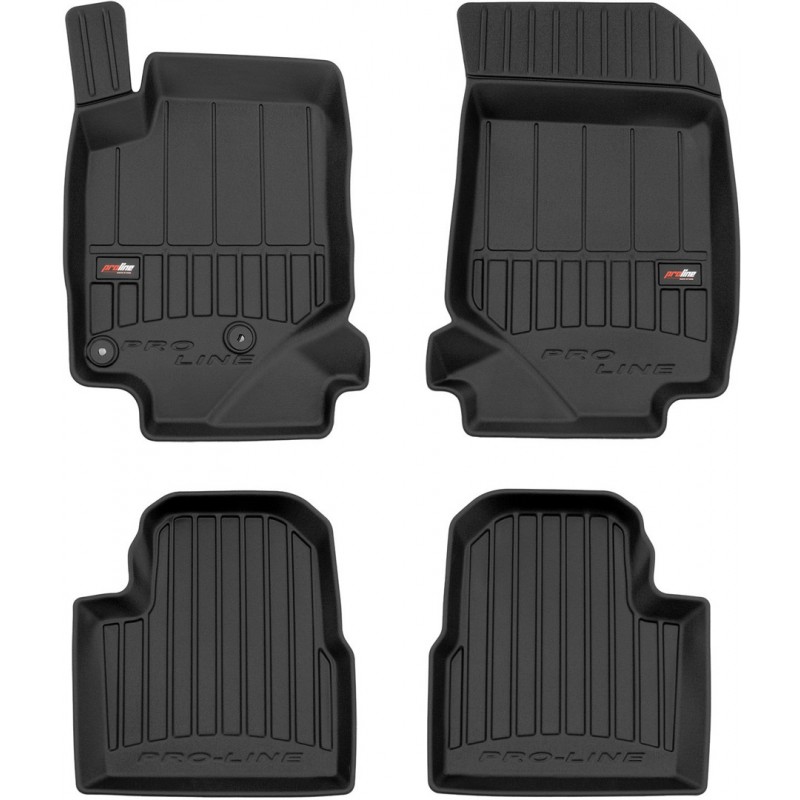 Гумові коврики в салон для Peugeot 2008 (mkII) 2019→; Citroen C4 (mkIII)(лифтбек) 2020→ / C4X (mkIII)(седан) 2020→ (не электро) (Frogum Proline Premium)