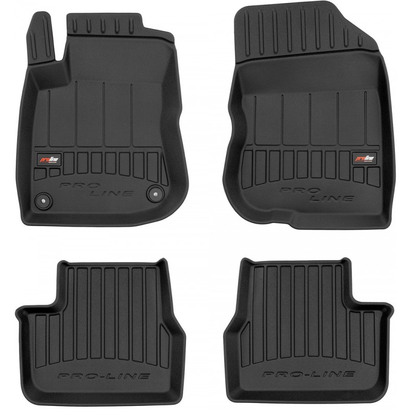 Гумові коврики в салон для Peugeot 208 (mkI) 2012-2019 / 2008 (mkI) 2013-2019 (Frogum Proline Premium)