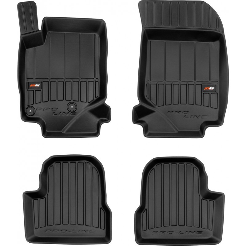 Гумові коврики в салон для Peugeot 208 (mkII) 2019→; Opel Corsa (mkVI)(F) 2019→; DS 3 (mkI) 2018→ (Frogum Proline Premium)