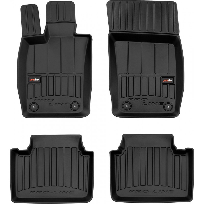 Гумові коврики в салон для Porsche Panamera (mkII) 2016-2023 (не Executive) (Frogum Proline Premium)