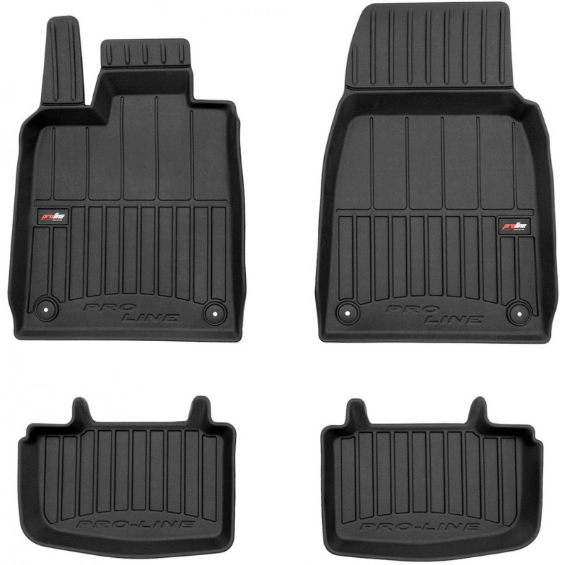 Гумові коврики в салон для Porsche Taycan (mkI) 2019→; Audi e-tron GT (mkI) 2020→ (Frogum Proline Premium)