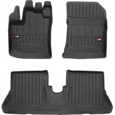 Гумові коврики в салон для Renault Dokker (mkI) 2012-2021; Dacia Dokker (mkI) 2012-2021 (1-2 ряд) (Frogum Proline Premium)