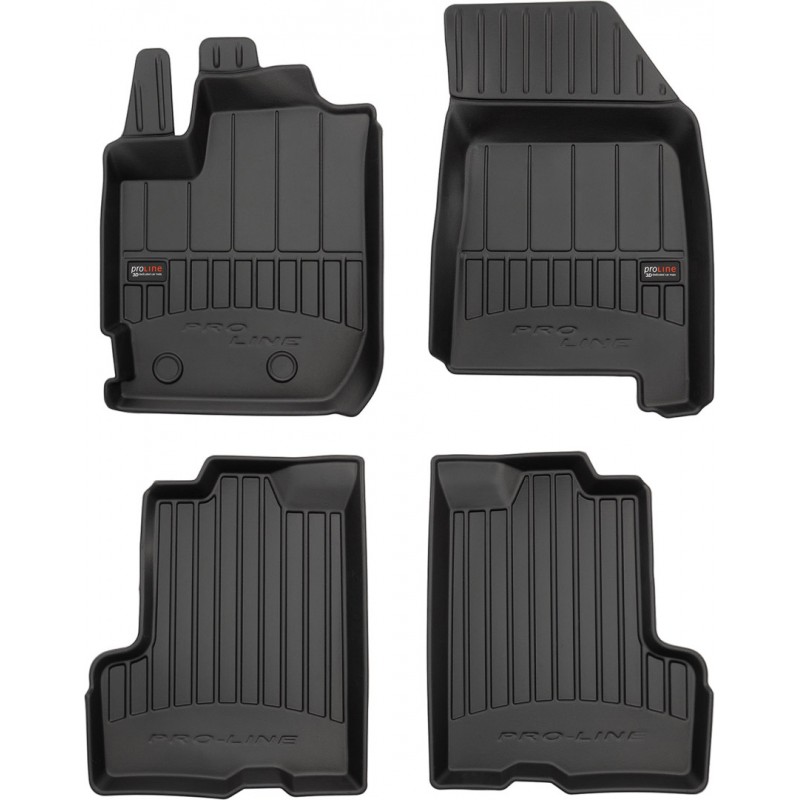 Гумові коврики в салон для Renault Duster (mkII) 2017-2024; Dacia Duster (mkII) 2017-2024 (Frogum Proline Premium)