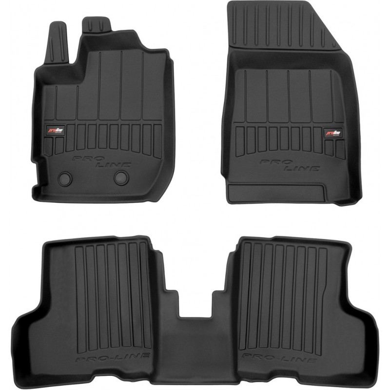 Гумові коврики в салон для Renault Duster (mkII) 2021-2024; Dacia Duster (mkII) 2021-2024 (Frogum Proline Premium)
