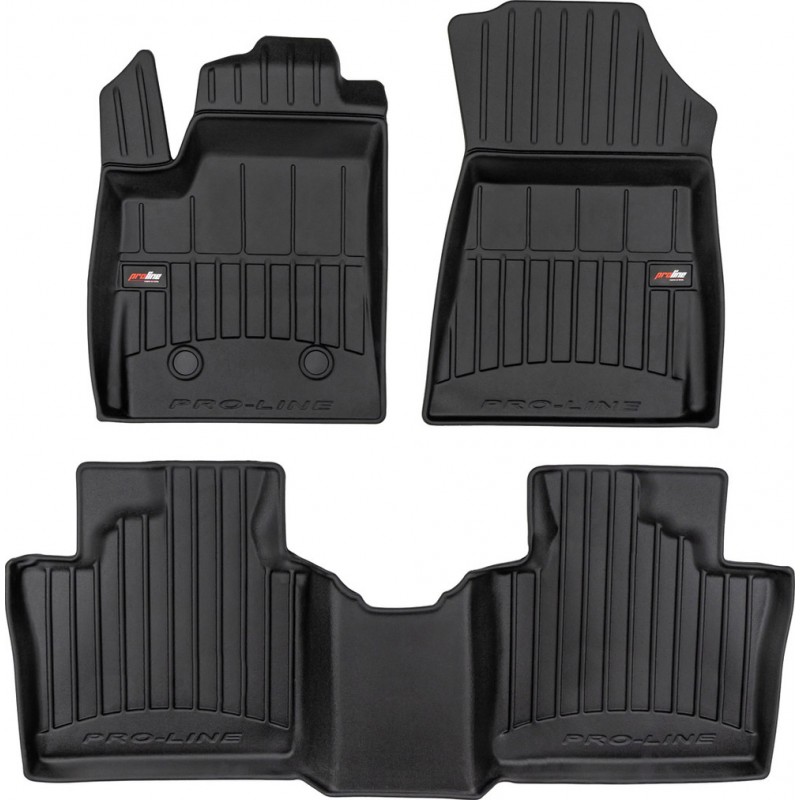 Гумові коврики в салон для Renault Espace (mkVI) 2023→ / Rafale (mkI) 2024→ (Frogum Proline Premium)