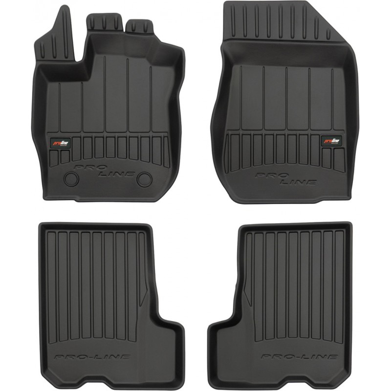 Гумові коврики в салон для Renault Sandero (mkII) 2012-2020; Dacia Sandero (mkII) 2012-2020 (Frogum Proline Premium)