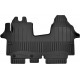 Гумові коврики в салон для Renault Trafic (mkII) 2001-2015; Opel Vivaro (mkI) 2001-2015; Nissan Primastar (mkI) 2001-2015 (1 ряд) (Frogum Proline Premium)