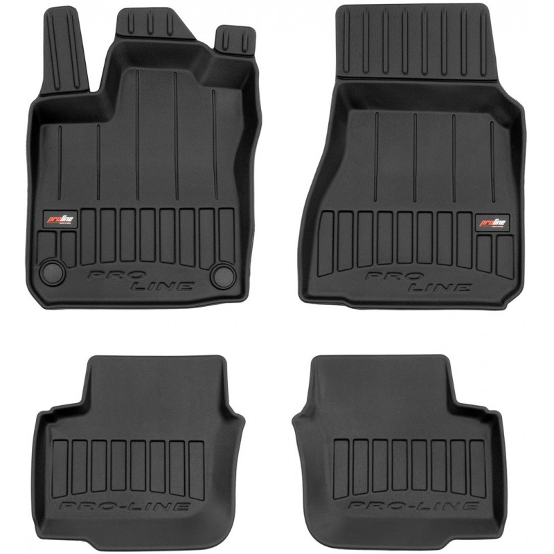 Гумові коврики в салон для Renault Twingo (mkIII) 2014→; Smart ForFour (mkII) 2014-2021 (Frogum Proline Premium)