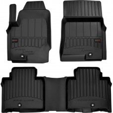 Гумові коврики в салон для SsangYong Rexton (mkII) 2017-2023; KGM Rexton (mkI) 2023→ (1-2 ряд) (Frogum Proline Premium)