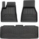 Гумові коврики в салон для Tesla Model S (mkI) 2012-2020 (Frogum Proline Premium)