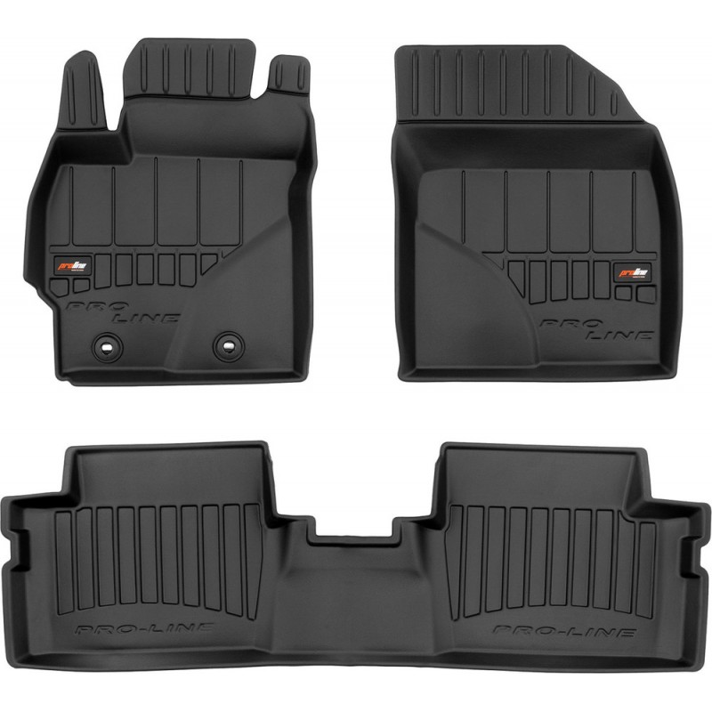 Гумові коврики в салон для Toyota Corolla (E150) 2006-2013 (EU) / Auris (mkI) 2006-2013 (Frogum Proline Premium)