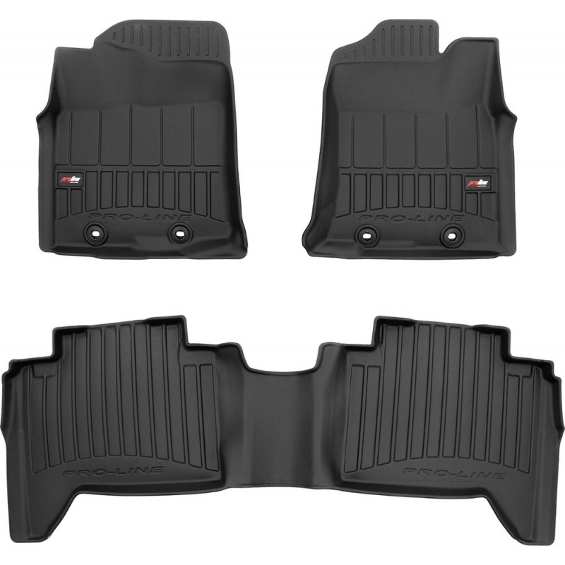 Гумові коврики в салон для Toyota Tacoma (mkII) 2005-2015 (double cab) (Frogum Proline Premium)