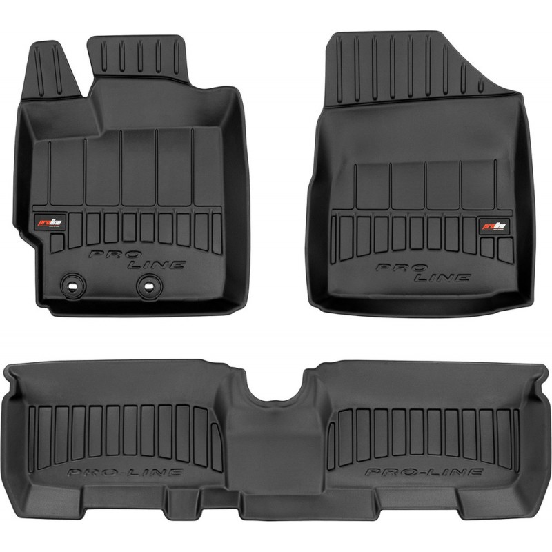 Гумові коврики в салон для Toyota Yaris (mkII) 2005-2011 (Frogum Proline Premium)