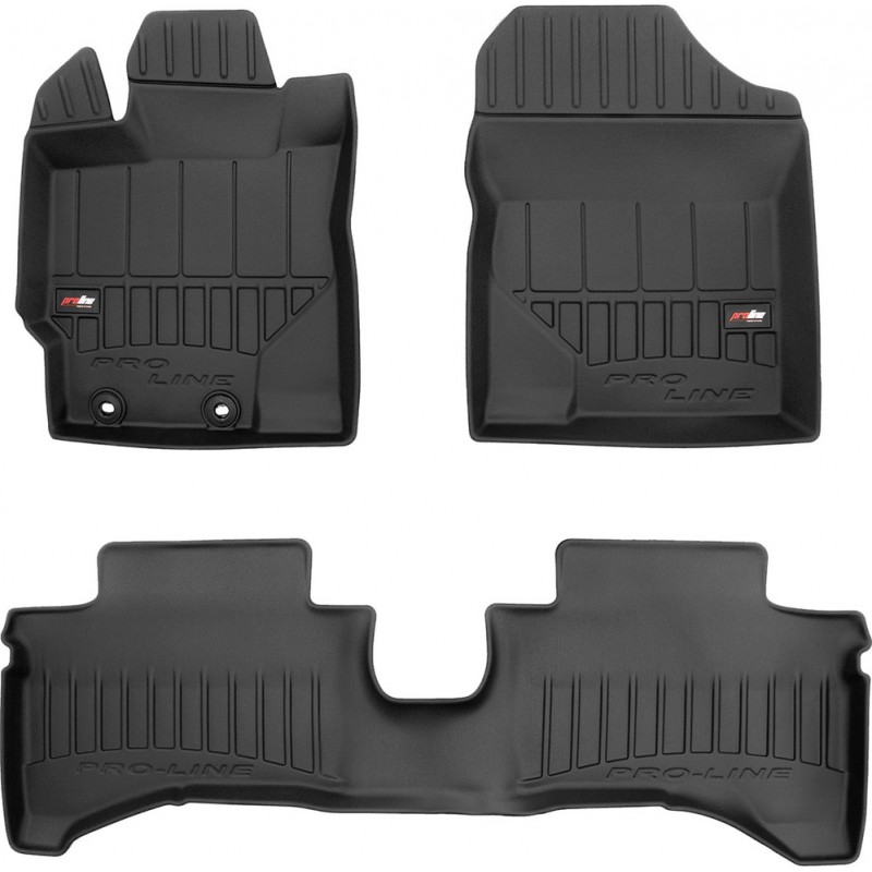 Гумові коврики в салон для Toyota Yaris (mkIII) 2010-2020 (гибрид) (Frogum Proline Premium)