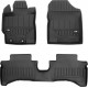 Гумові коврики в салон для Toyota Yaris (mkIII) 2010-2020 (гибрид) (Frogum Proline Premium)
