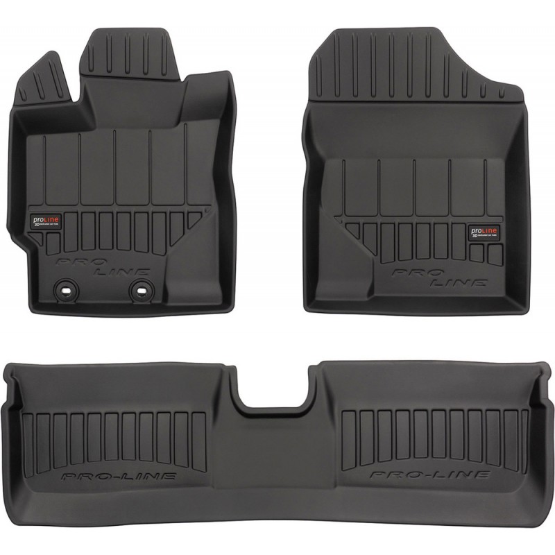 Гумові коврики в салон для Toyota Yaris (mkIII) 2010-2020 (не гибрид) (Frogum Proline Premium)