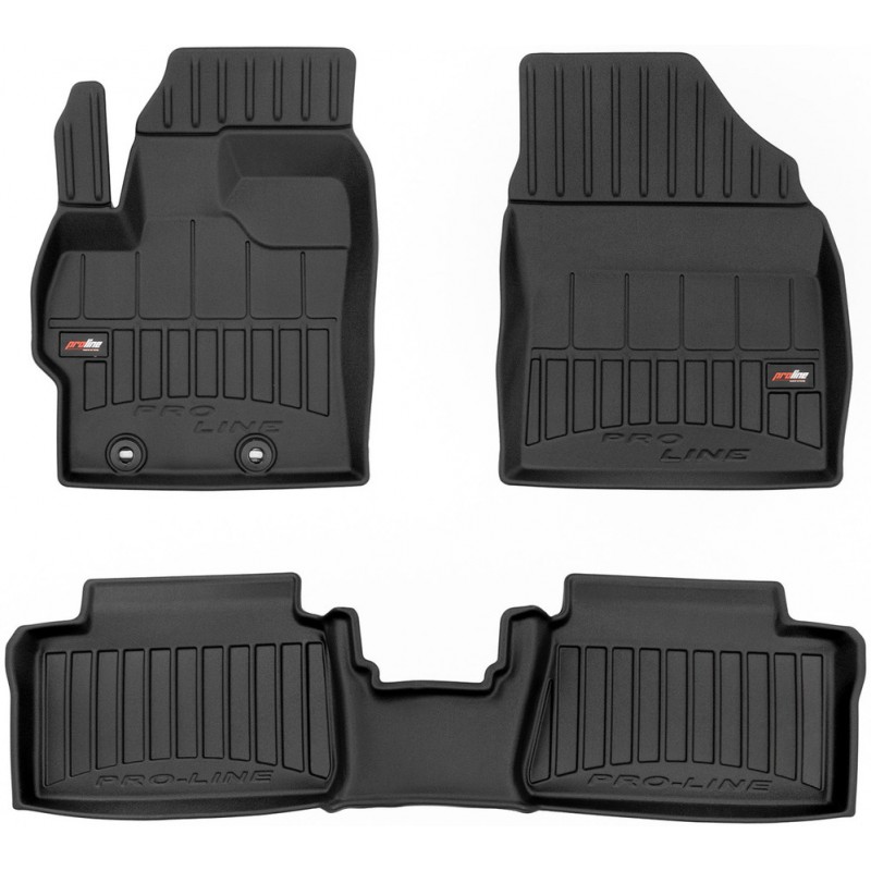 Гумові коврики в салон для Toyota Yaris (mkIV) 2020→ / Yaris Cross (mkI) 2020→; Mazda 2 (mkIV) 2022→ (гибрид) (Frogum Proline Premium)