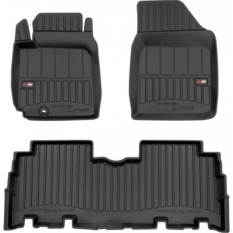 Гумові коврики в салон для Toyota Yaris Verso (mkI) 1999-2005 (Frogum Proline Premium)